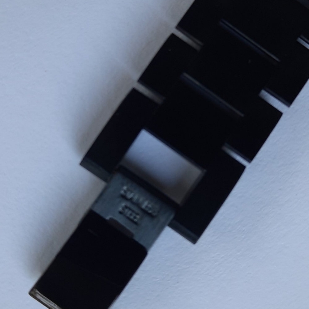 Black Stainless Steel link 'Gift to Son' Bracelet - Picture 6 of 12